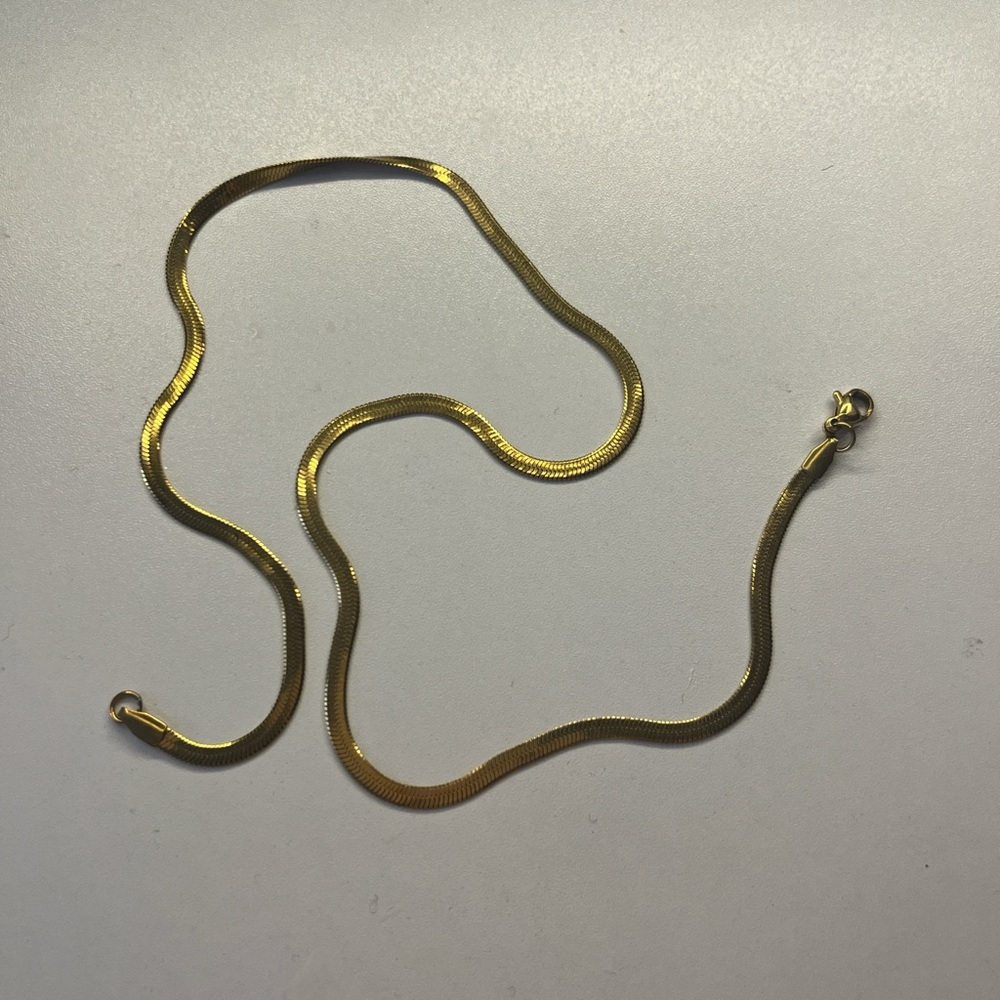 Gold Snake Chain Necklace